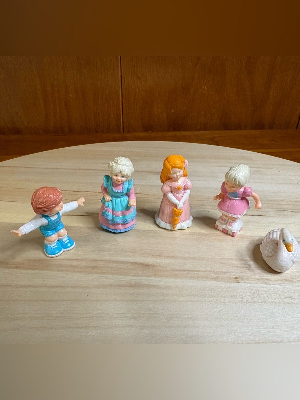 Precious Places lot of five dolls, vintage